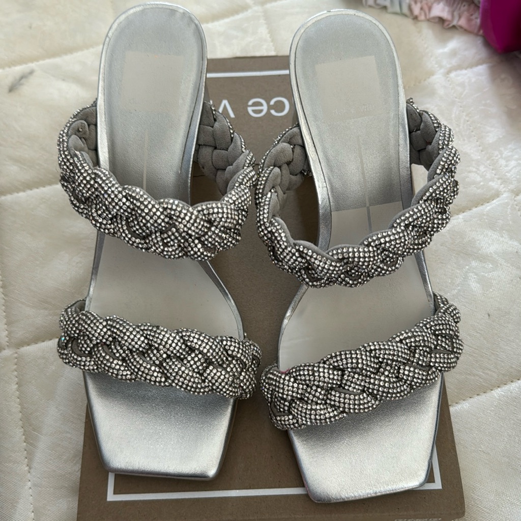Dolche Vita Rhinestone Slip Ons